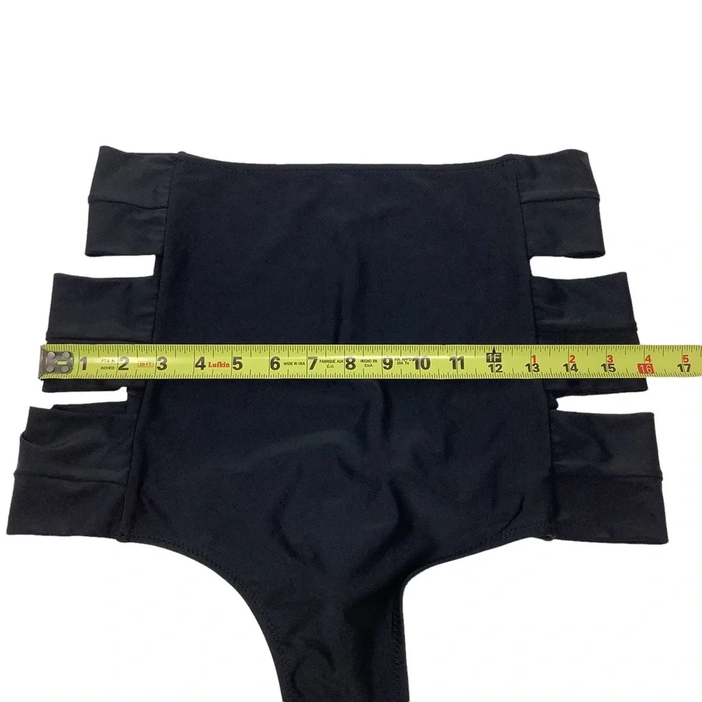 COCOSHIP Black Cutout One-Piece Brief